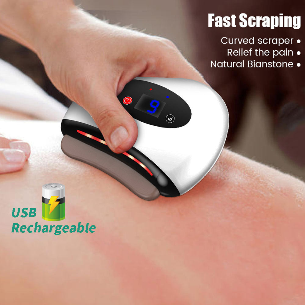 Electric Bianstone Gua Sha Board Massager