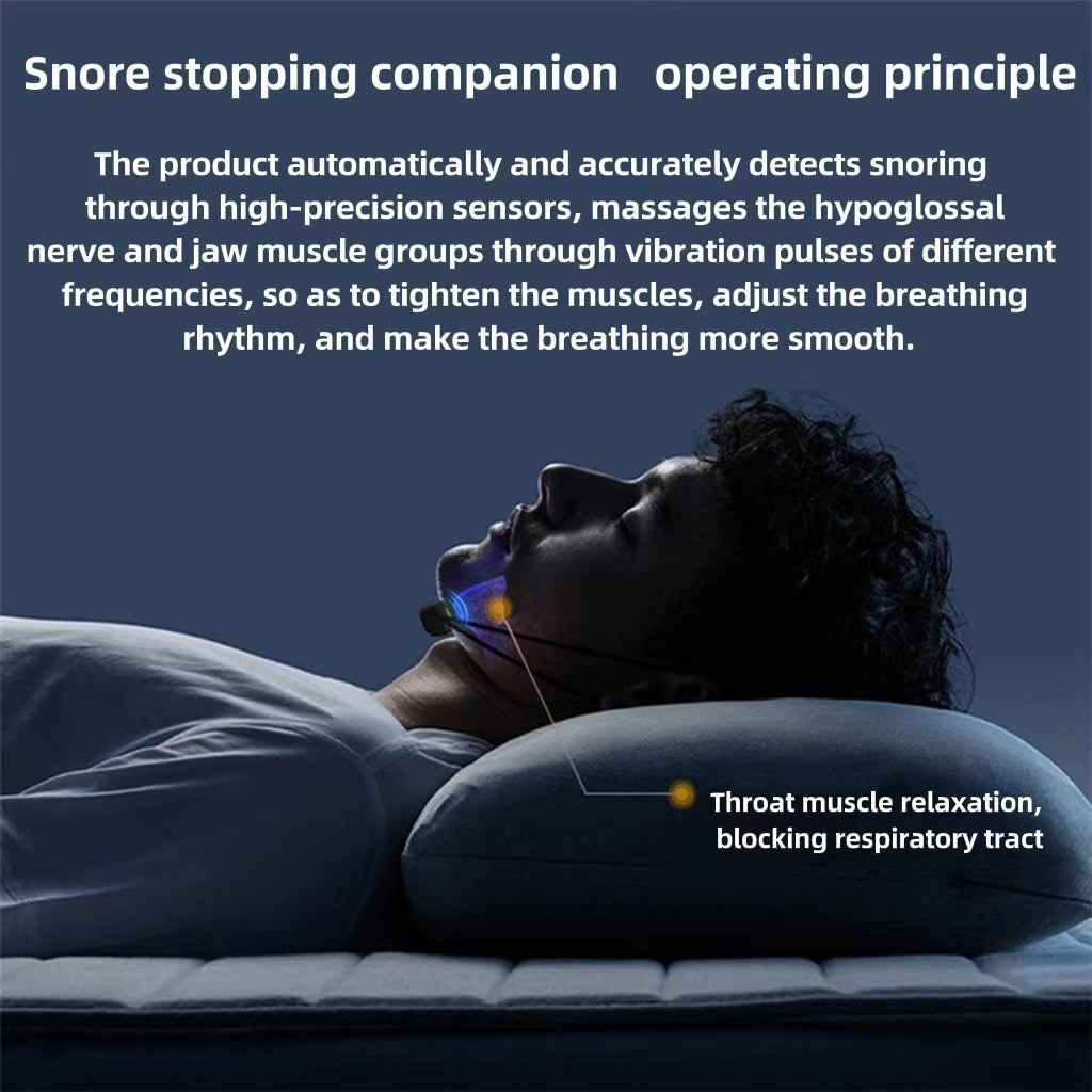 Smart Anti-Snoring Device - EMS Pulse Sleep Aid