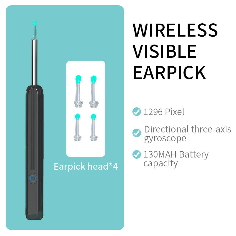 HD Ear Endoscope with Luminous Ear Scoop